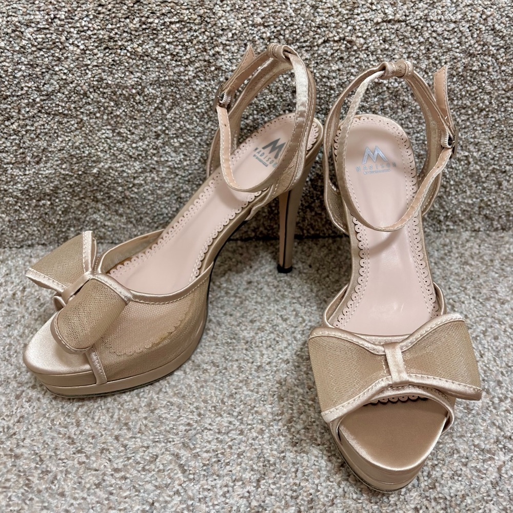 Nude Platform Heels